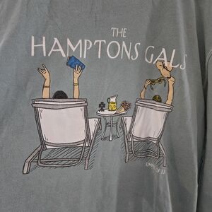 The Hamptons Gals Graphic Tee - Seafoam Green